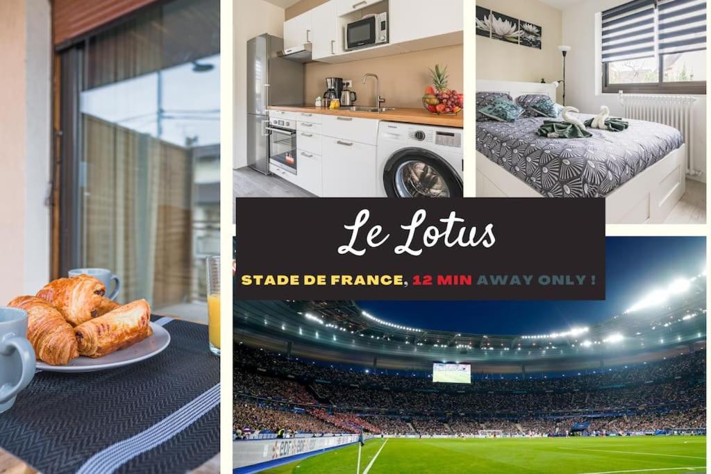 Le Lotus - Self Checkin - 20Min From Paris - Free Parking Around Apartment Drancy Exterior foto