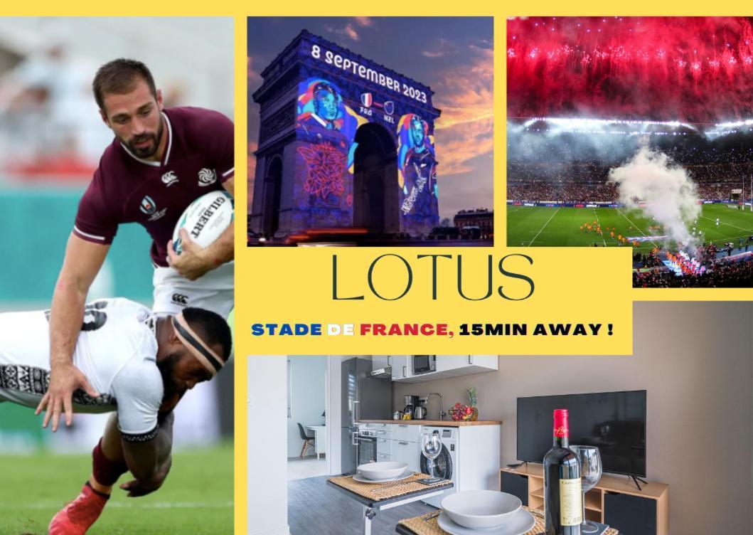 Le Lotus - Self Checkin - 20Min From Paris - Free Parking Around Apartment Drancy Exterior foto